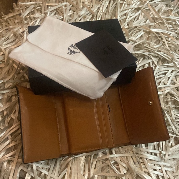 MCM Claudia Trifold Studded Wallet; Excellent condition. Box, authen. card & bag - Picture 2 of 10